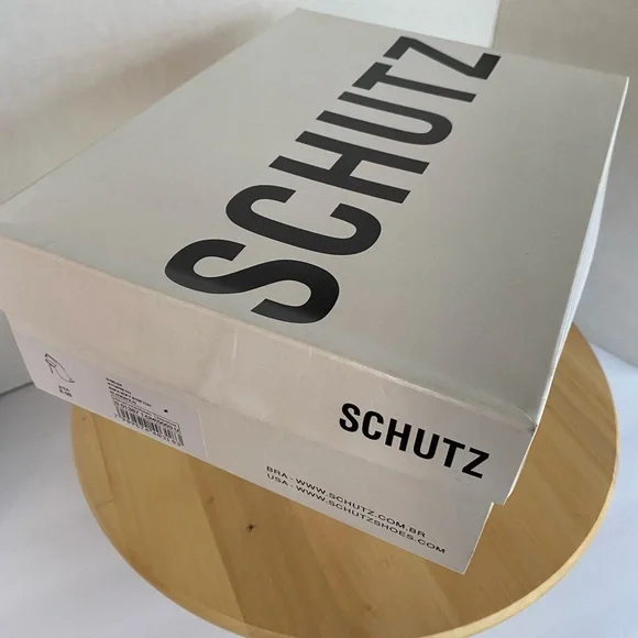 SCHUTZ Black Peep-Toe Lace-Up Stilettos - Picture 12 of 13